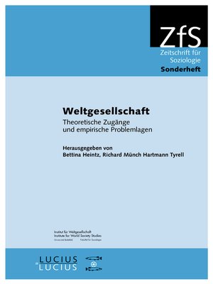 cover image of Weltgesellschaft
